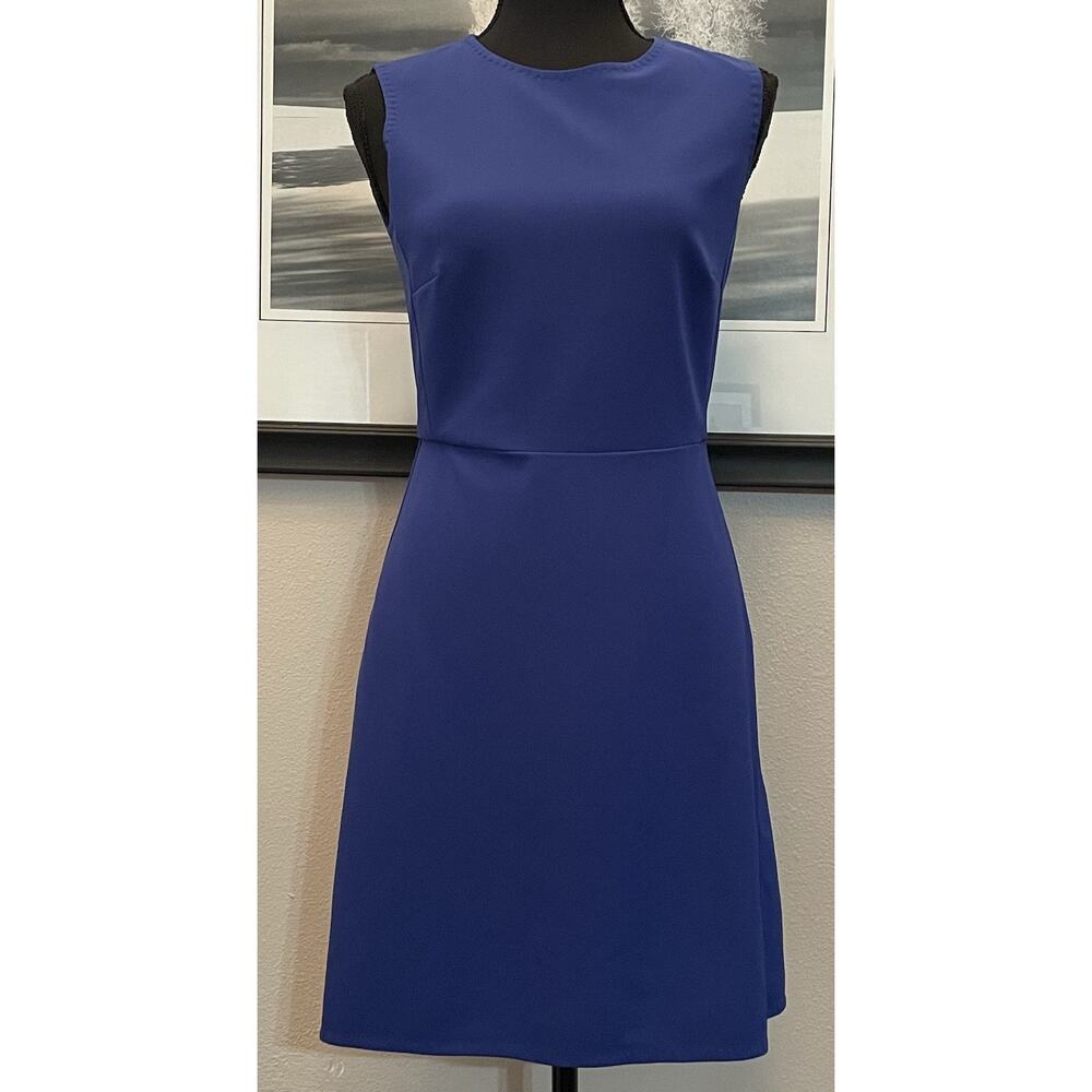 MaxMara | Women’s Blue Sheath Sleeveless Dress Size 4